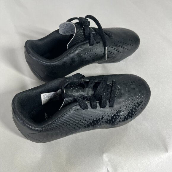 ADIDAS PREDATOR Accuracy.4 Turf Soccer Cleats Shoes Kids Size 12K Black - Picture 2 of 12